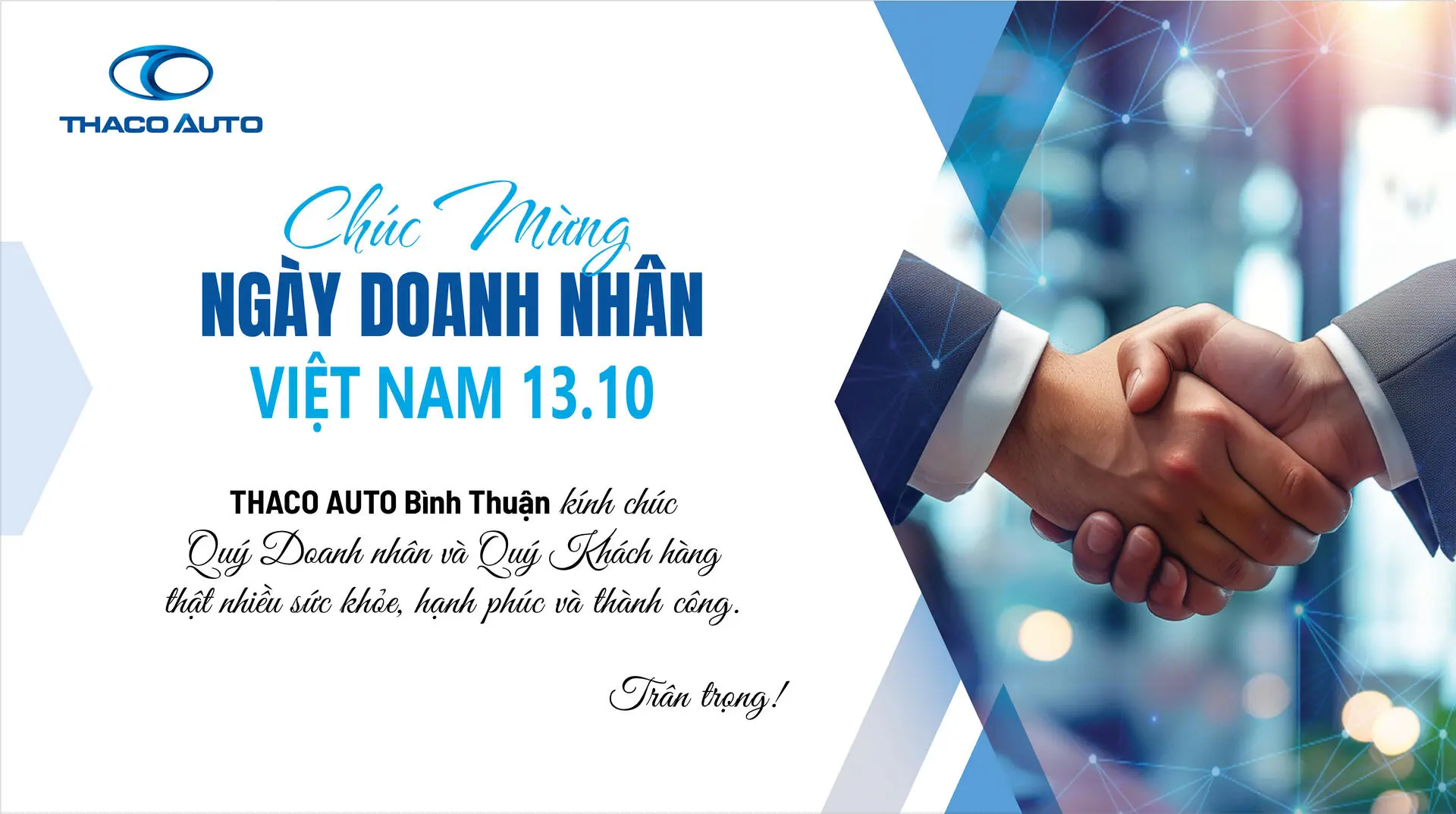 THACO AUTO BÌNH THUẬN – CHÚC MỪNG NGÀY DOANH NHÂN VIỆT NAM 13/10
