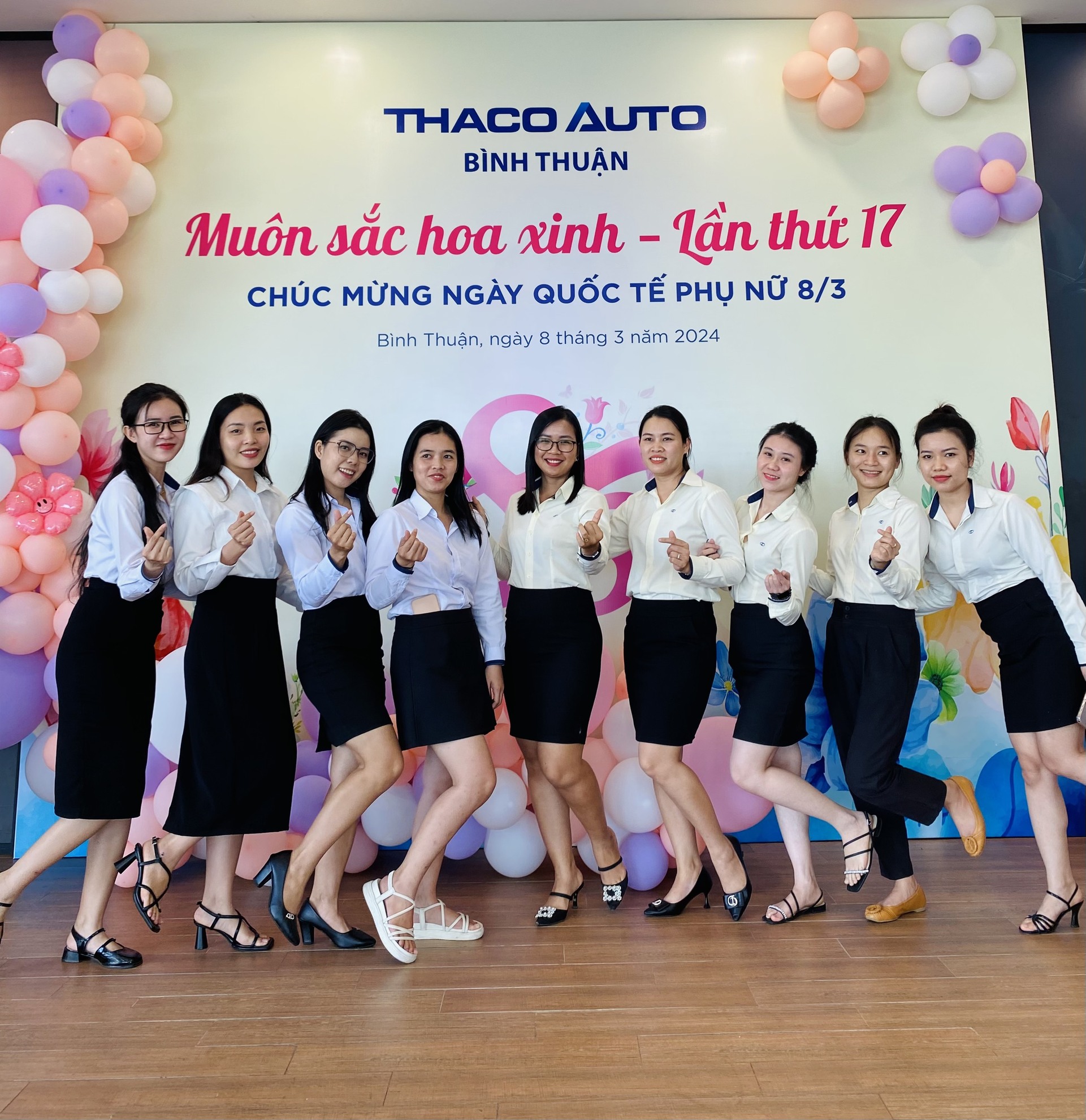 THACO AUTO BÌNH THUẬN HÒA MÌNH VÀO CHƯƠNG TRÌNH MUÔN SẮC HOA XINH LẦN THỨ 17 - 2024