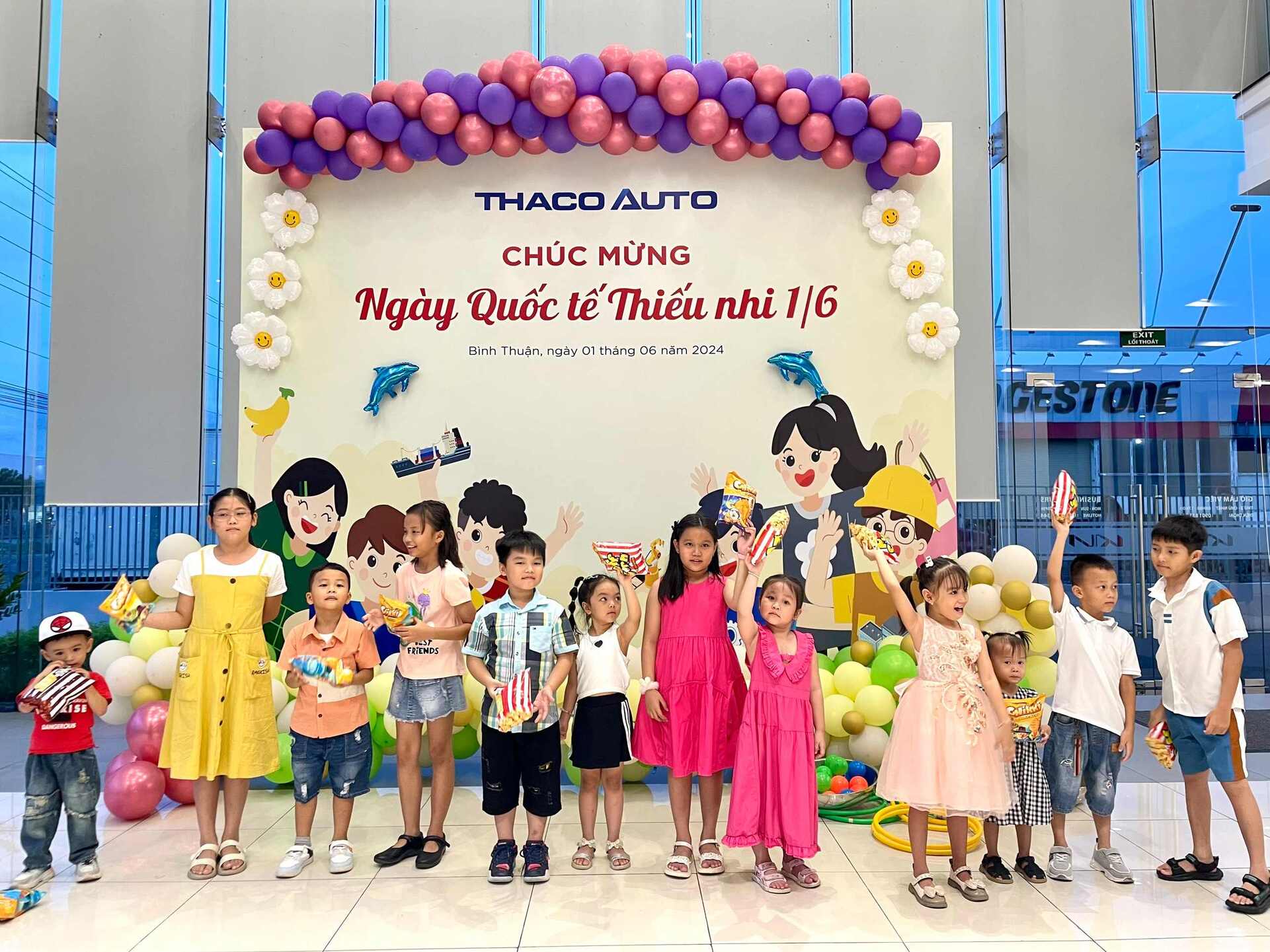 Quốc tế Thiếu nhi 1/6 đáng nhớ tại THACO AUTO Bình Thuận